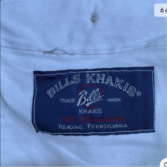 Bills Khakis NWOT Men's M2P 34x38 Gray Pleated Unhemmed Chinos #12402 USA - Picture 6 of 7